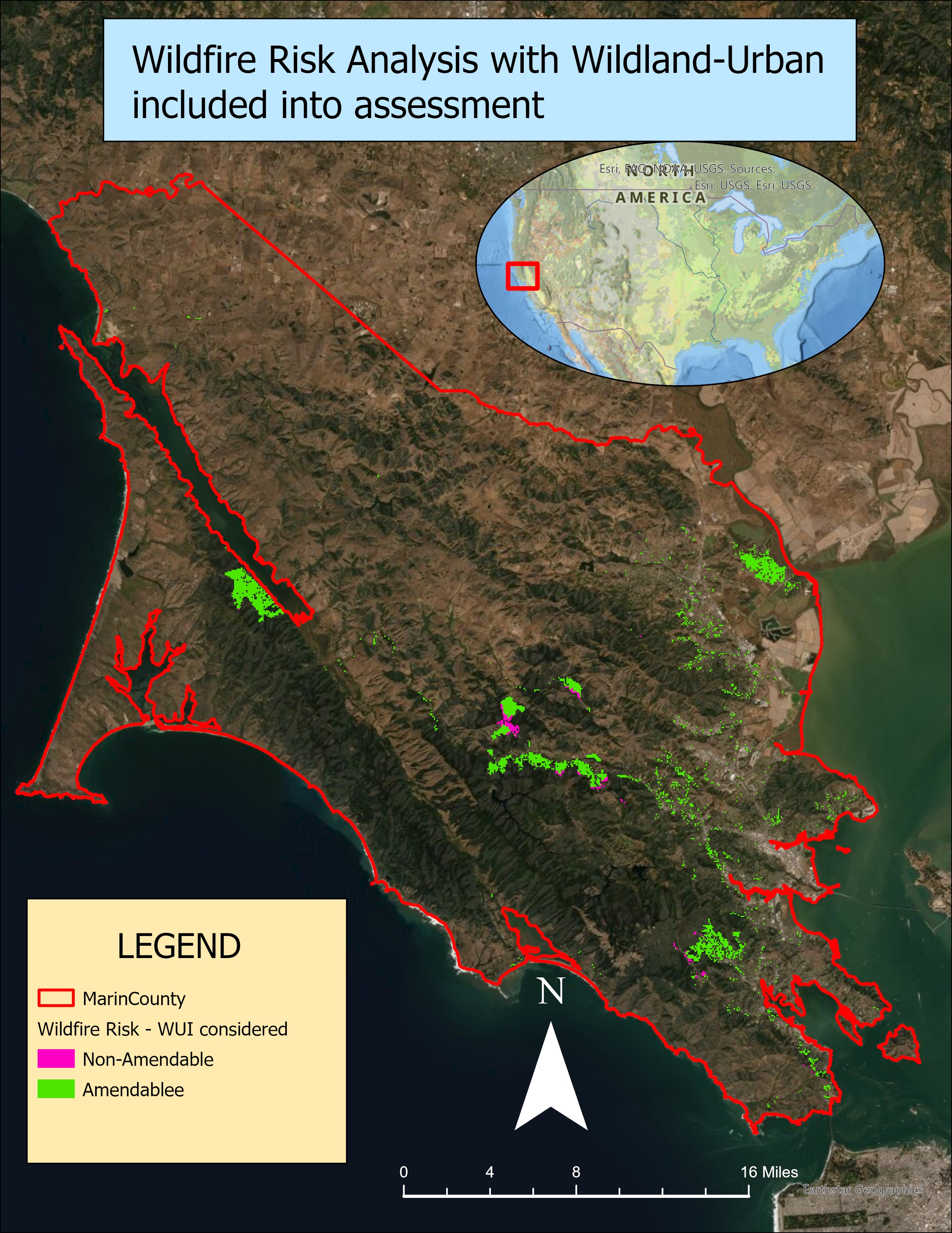 Wildfire Risk with WUI
